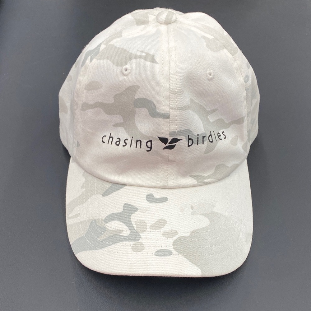 Chasing Birdies White Camo Women's Hat